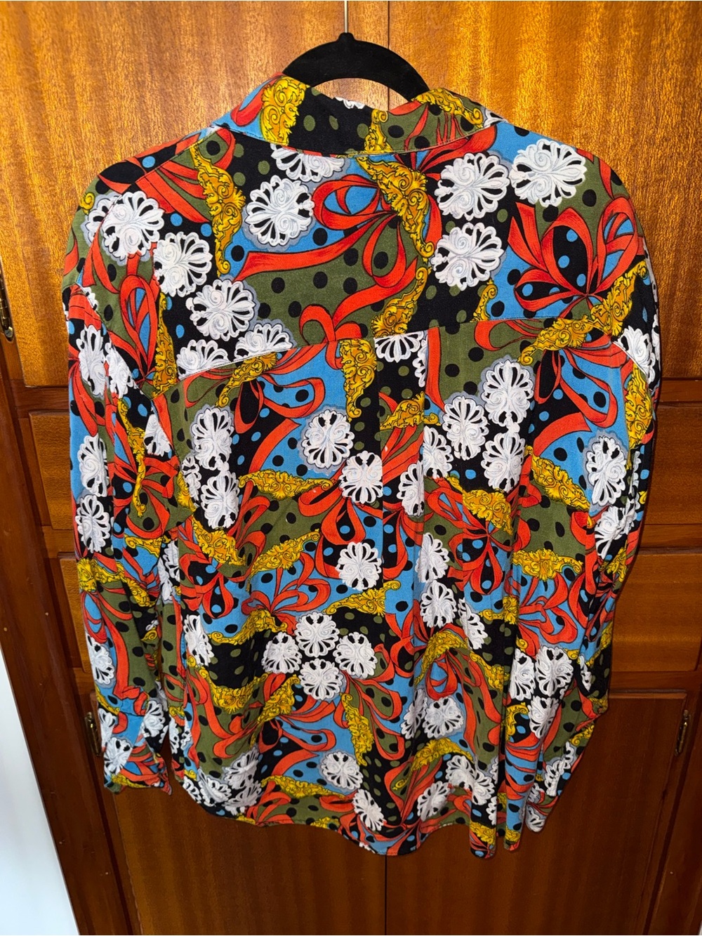 Multi-Color Printed Button-Down Shirt - Picture 3 of 3